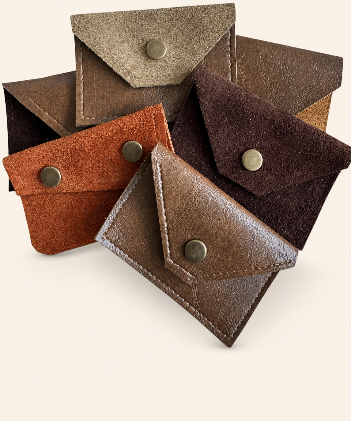 3 Card Snap Wallets — handmade by Jodi in Seattle
